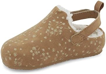 OshKosh B'Gosh Girls Mula Clog, Brown, 5 Toddler