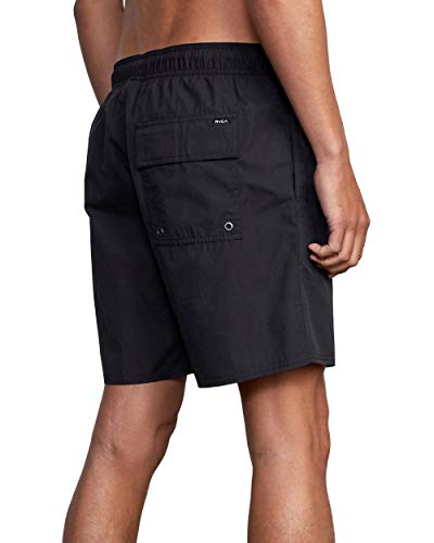 RVCA Men's Elastic Waist Boardshort, Featuring a Faux Fly & Pockets on the Side Seams.3