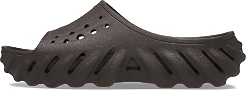 Image of Crocs Unisex-Adult Echo Slides, Espresso, 11 Women/9 Men
