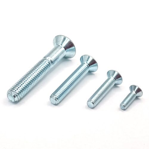 Senkkopfschrauben M8 mit Innensechskant, Stahl verzinkt, DIN 7991 (M8 x 45, 200 Stück)