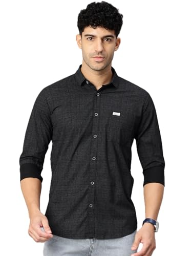 Image of Majestic Man Stylish Geomatric Print Casual Shirt - Pure Cotton| Full Sleeve | Trendy & Comfortable