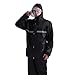 OZPPM Rain Suit Jacket & Trouser Suit Raincoat for Men & Women, Outdoor All-Sport Waterproof Breathable Anti-storm, High Visibility Reflective Rain Coats(Blue)