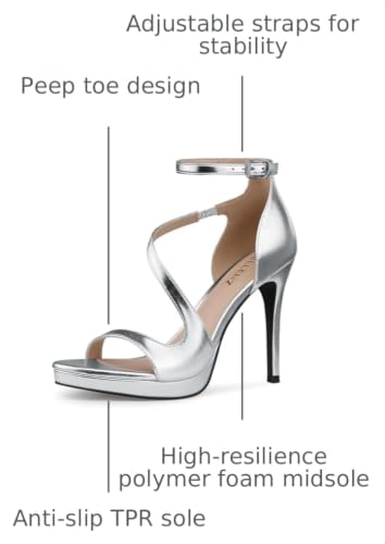 Image of CELLENZ Stiletto Women High Heels: 4.3 Inch Sexy Heel Wear Comfortable | for Formal Dressy Occasion Birthday Night out Wedding Dancing
