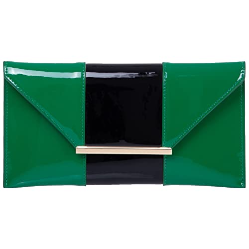Image of JNB Faux Patent Leather Envelope Candy Clutch