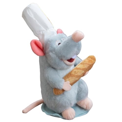 TEETSY Ratatouille Chef Remy with Bread Magnetic Shoulder Pal Plush - Thumbnail 2