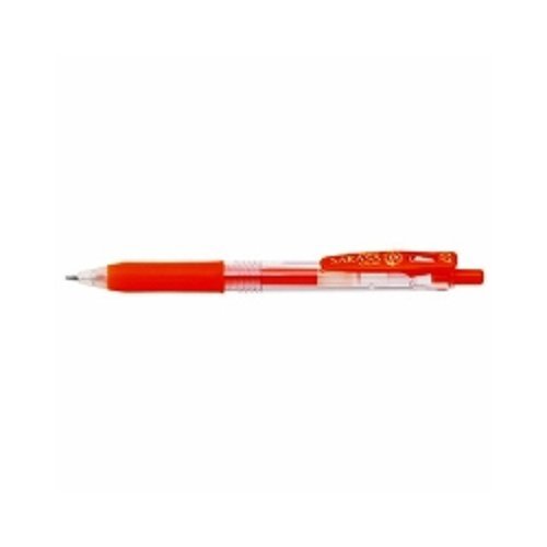 Zebra Sarasa Clip Gel Ink Ballpoint Pen 0.7 Red Orange JJB15ROR Set of