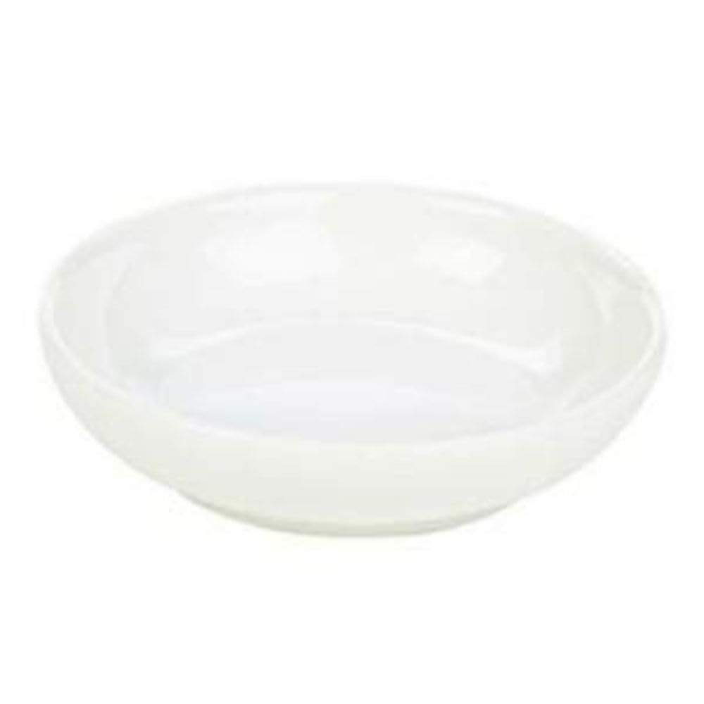 Genware Porcelain Butter Pat 6.5cm/ 2.5"" For Hotels Restaurants Pack of 12