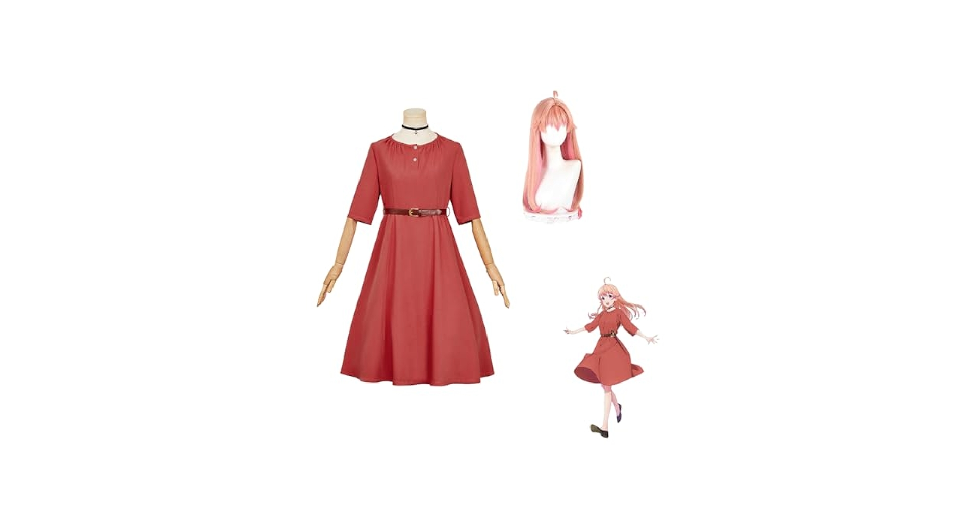 ウィッチウォッチ 若月ニコ コスプレ 衣装 ウィッグセット Amazon.co.jp: [HESHI] ウィッチウォッチ 若月ニコ コスプレ衣装