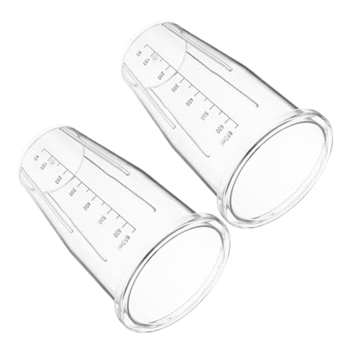 Repuesto 2 piezas vasos para licuadora 650ml plástico miniatura 1