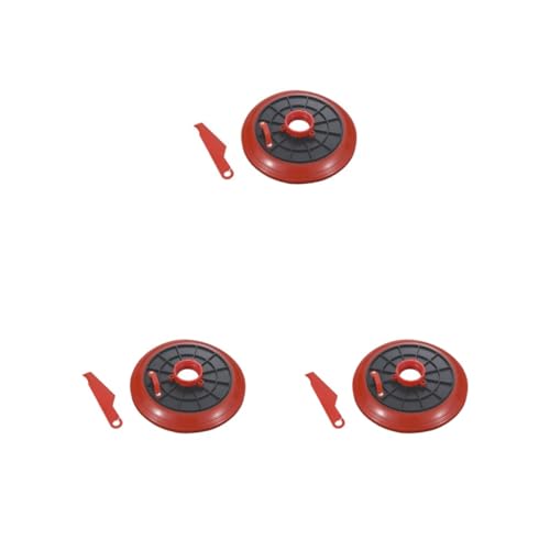 Juego de 3 ventosas de aceite para coche, placa resistente a la presión, resistente a las fugas, de plástico, accesorios para automóviles