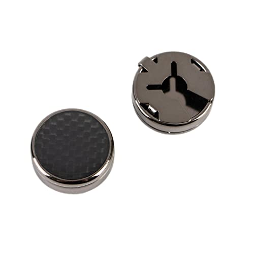 Image of 8Pcs Button Covers for Mens Shirts, Tuxedo Fake Studs | Fits regular dress shirts, button cover cufflinks, brass metal, sleek polished finish, secure clip on, groomsmen accessories