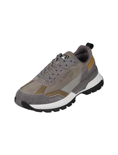 G STAR RAW Zapatillas bajas para hombre RACKAM BLK M Taupe Offwhite 42, Blanco, 42 EU