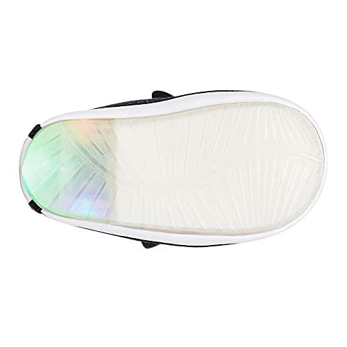 CHIU Kids LED Light Shoes with Chu Chu Musical Sound for Baby Boys and Girls (Black, 21-24 Months) 3 31Ke7zZlA S