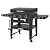 Nexgrill Daytona 3-Burner Propane Gas Griddle with Side Tables, 45000 BTUs Flat Top Grill, 630 SQ. in. Hot Rolled Steel Cooking Space, Outdoor Cooking Barbeque, Black - 720-1057B