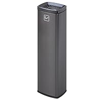 Amazon.co.jp: スタンド灰皿 屋外灰皿 シルバー 角型 吸い殻入れ