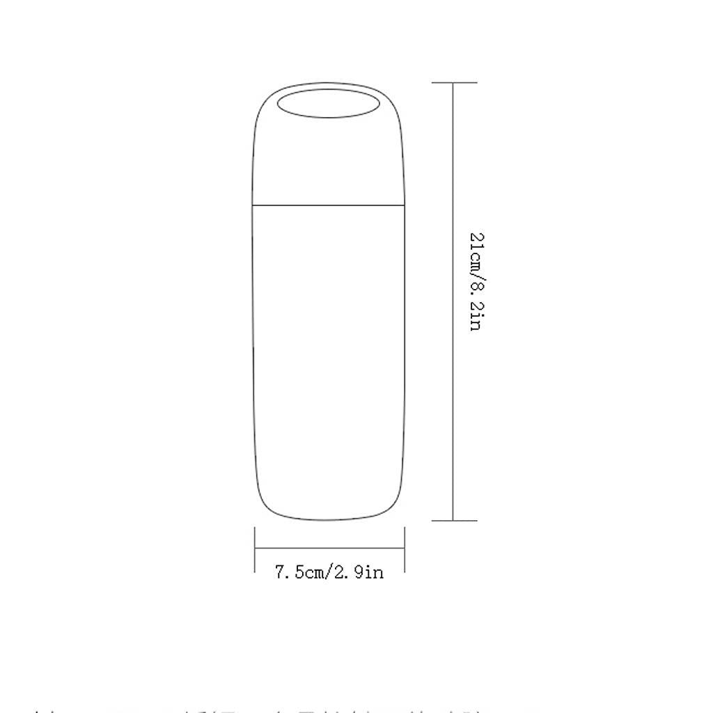 Vakuumisolierte Wasserflasche Wärmeisolierte Wasserflasche 316 Edelstahl Große Kapazität 450 Ml 15,2 Oz Thermos (Color : Pink)