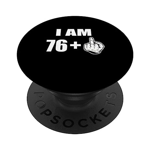 77 cumpleaños 77 cumpleaños hombre 77 años 77 año de vida PopSockets PopGrip Intercambiable