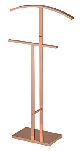 Kings Brand Furniture - Dossi Rose Gold Finish Metal Suit Valet Rack Clothes