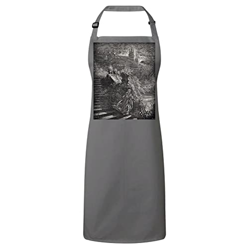 Tablier cuisine Peau d'Âne gris pour cuisiner en famille avec élégance