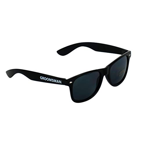 Image of LADY&HOME Bachelor Party 7pcs Wedding Sunglasses for Groom, Best Man, Groomsmen Gifts Wedding Favor
