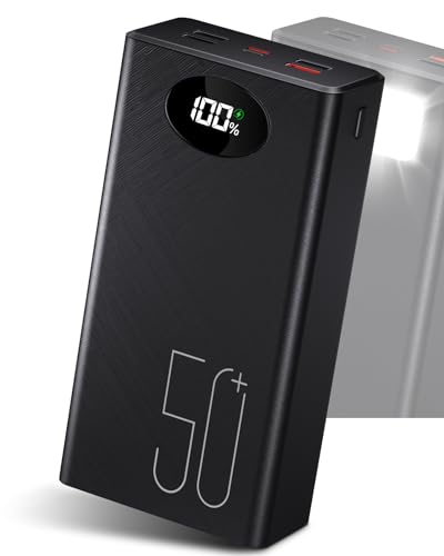 Power Bank 50000mAh Cargador Portátil: Batería Externa de Carga R...
