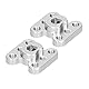 2Pcs Flansch Wellenkupplung Aluminiumlegierung 6mm D Loch Leichte Flanschkupplung Stecker Lagerbeschläge Motorstecker,Lagerwerkzeuge