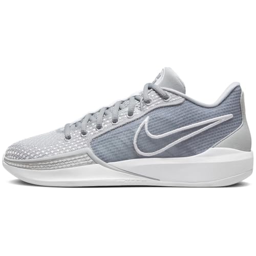 Nike Sabrina 1 (Team) Basketball Shoes (FQ3391-010, Wolf Grey/Wolf Grey/White) Size 6.5