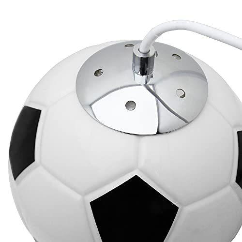 Lámpara colgante de fútbol para evitar reflejos molestos en el cuarto de estudio de niños 5