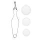 250 G, 150 G, 100 G Quarztiegel-Set mit Edelstahlhalter, Zum Schmelzen von Gold, Silber, Kupfer, Ideal für Juweliere, Metallarbeiter