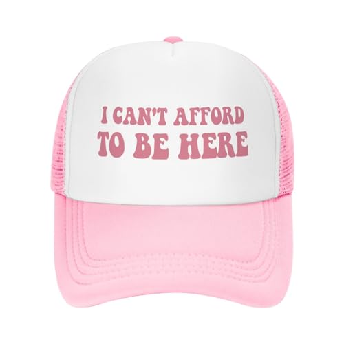 Image of You Find It Offensive? I Find It Funny Trucker Hats for Women Pink Men Funny Slogan Pink Hats for Men