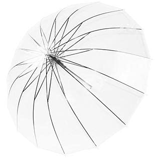 Image of Transparent With Long And Foldable Umbrella For Ourdoor Uses Like Camping,Heeking And Heavy Rain | big size windproof umbrella (Pack Of 1).