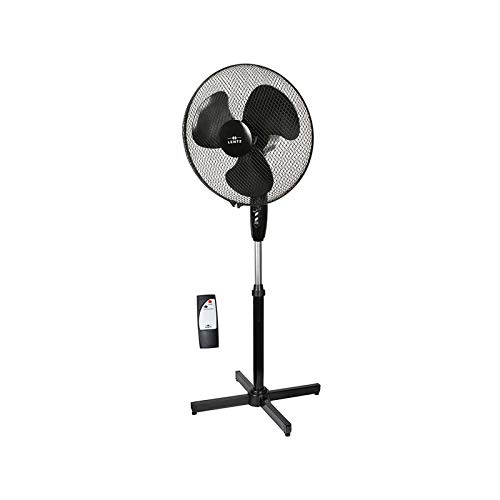 Standventilator 40 cm schwarz inkl Fernbedienung Stand Ventilator
