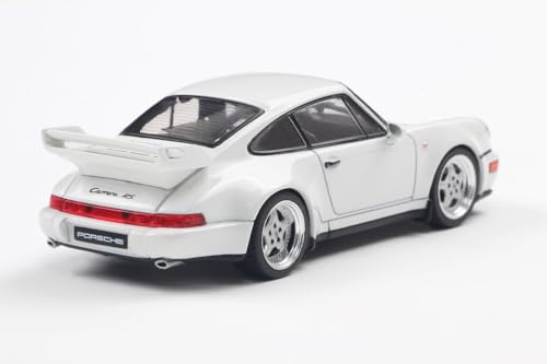 Modelo a escala 1:43 Porsche 911 RS 3.8 blanco 1994 miniatura 5