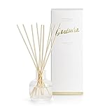 Illume Gardenia Scented Oil, Glass and Reed Diffuser, 3oz.