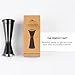 A Bar Above Premium Japanese Jigger 8 Precise Measurement Markings, Heavy Duty 304 Stainless Steel Double Cocktail Jigger for Professional Bartenders & Home Use, Durable Bar Tool for Accurate Pouring