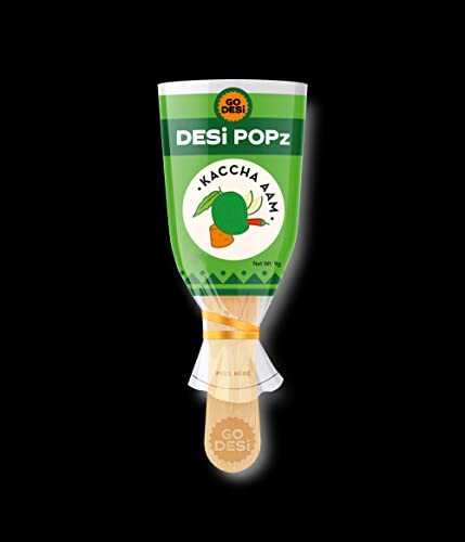 GO DESi Popz Candy Combo - Imli Pop (40 Pieces) & Kaccha Aam (40 Pieces), 9 gm