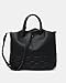 Imagen de Abbacino Bolso shopper en materiales reciclados trenzados negro Negros