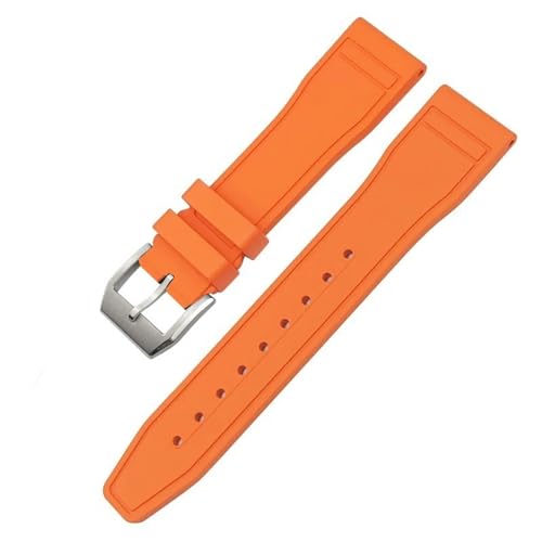 Bracelet montre FKM 21mm en caoutchouc naturel premium pour IWC Big Pilot