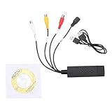 HEATSHAKING 音声映像変換器 テープ取り込み対応 デジタル動画変換ビデオキャプチャー用 軽量ポータブル設計 ライブ配信 会議対応