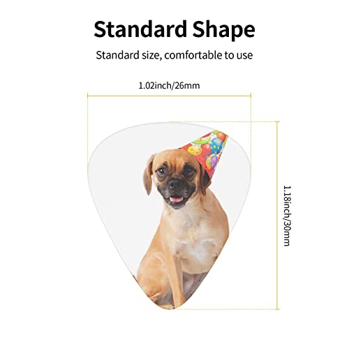 Funny Dog Médiators en celluloïd coloré de 3 épaisseurs différentes pour basse, amateurs de musique, joueurs de guitare, guitares électriques et acoustiques avec 0,46 mm, 0,71 mm, 0,96 mm - Les Beatles, Paul McCartney, John Lennon, RIngo Starr, George Harrison Funny Dog Médiators en celluloïd coloré de 3 épaisseurs différentes pour basse, amateurs de musique, joueurs de guitare, guitares électriques et acoustiques avec 0,46 mm, 0,71 mm, 0,96 mm – Image 5