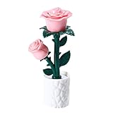 Genérico Luz de noche de flores - Diseño de fresia rosa Lámpara LED de brillo Acento floral romántico Iluminación Decoración de luz cálida | Linda iluminación de cabecera para dormitorio, escritori