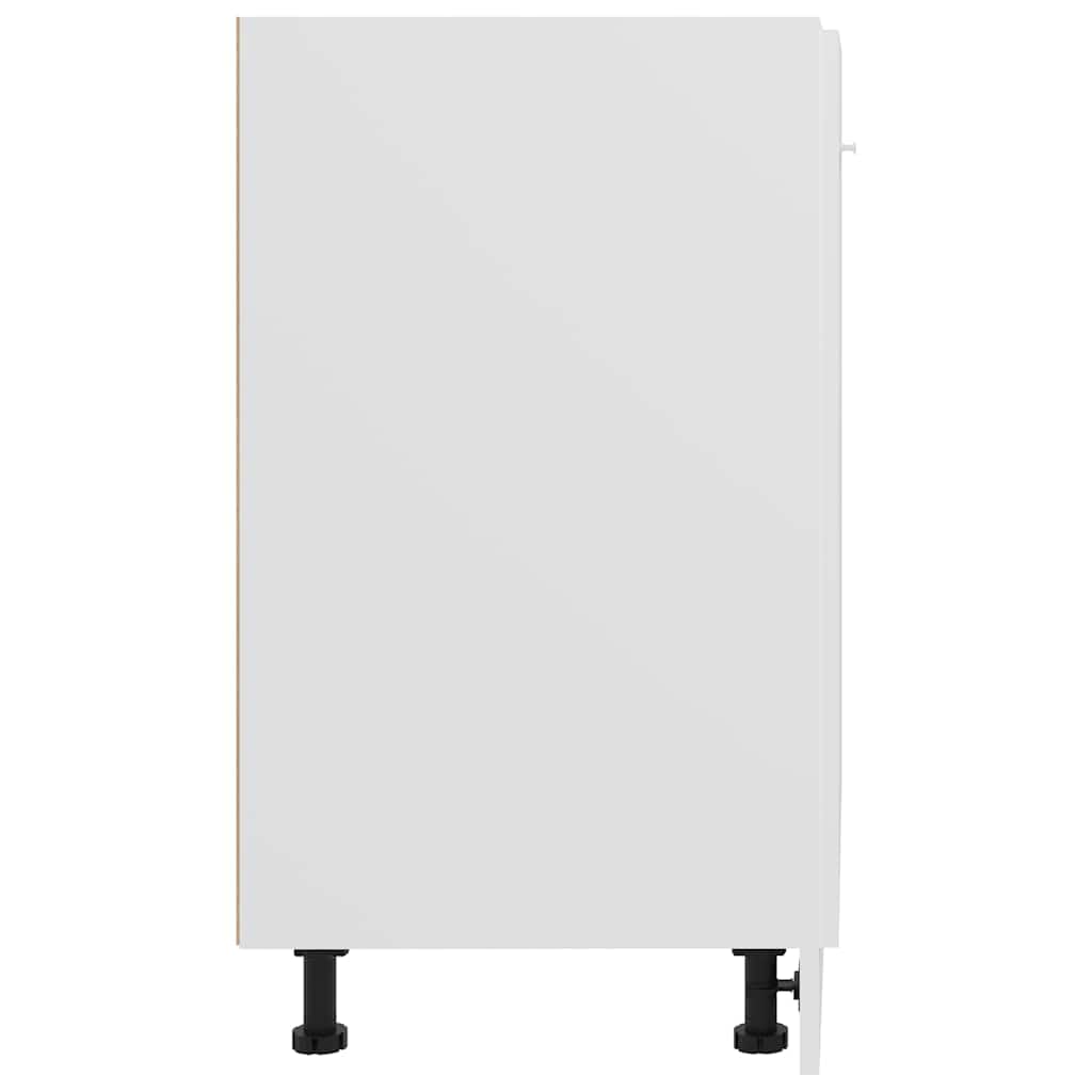 vidaXL Armadio Inferiore “Lyon” Bianco 60x46x81,5 cm
