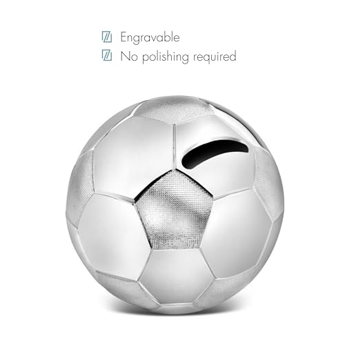 Zilverstad Salvadanaio Pallone Da Calcio Silver - 2