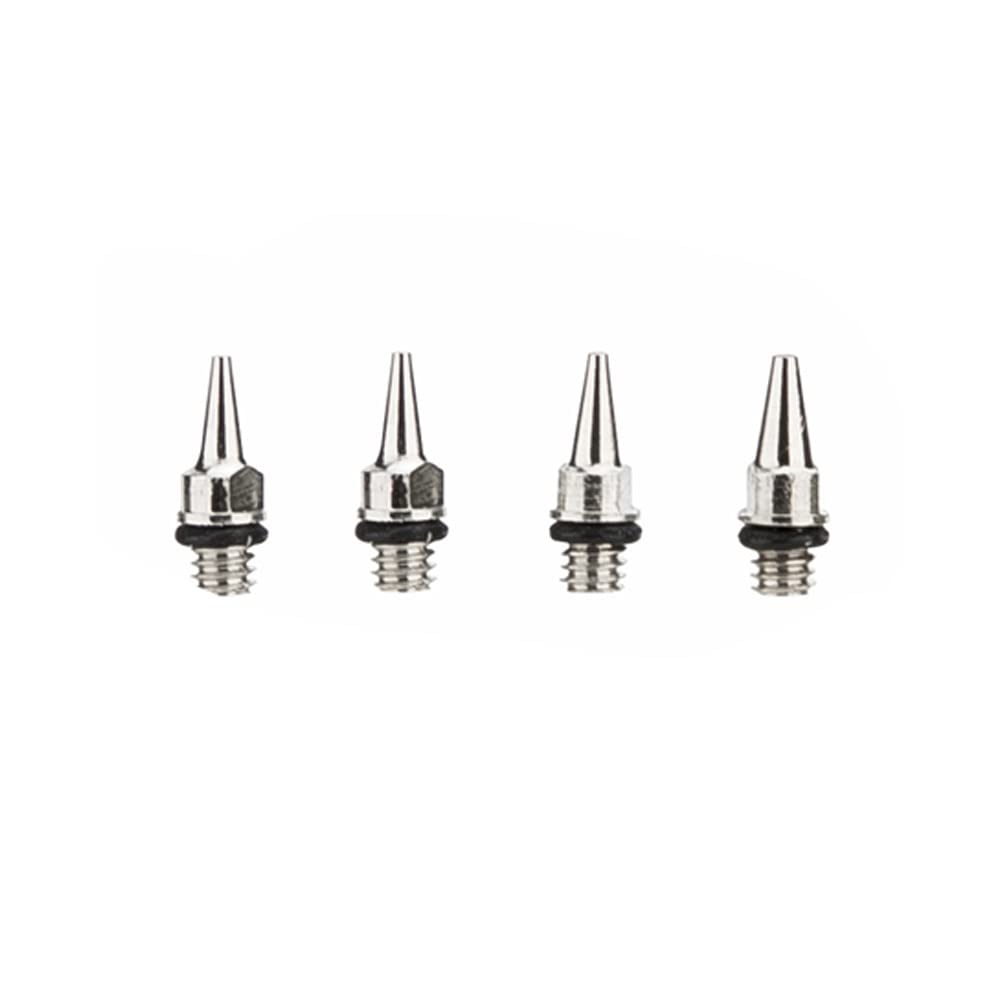 Airbrush-Nadeln, Düse, 0,2 mm, 0,3 mm, 0,4 mm, 0,5 mm, Sprühpistole, Nadelspitze, Ersatzteile für Airbrushpistole