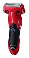 Panasonic Rechargeable 3-Blade Electric Cordless Wet/Dry Men's Shaver, Red (ES-SL41-R541)