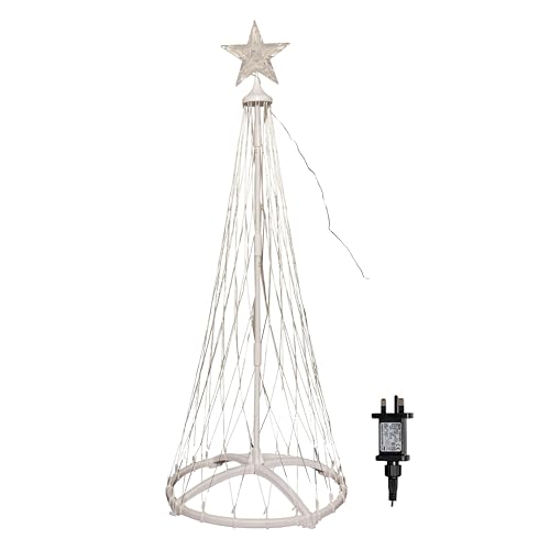 Image of Samuel ALEXANDER 2.5m Light up Christmas Cone Tree with 320 Warm White LEDs and Timer Function