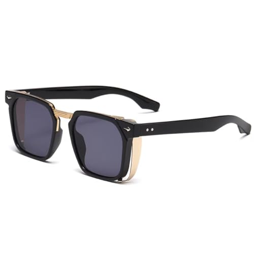 Lunettes de soleil carrées Steampunk anti-éblouissement pour protéger vos yeux avec style