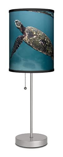 Lamp-In-A-Box Sea Turtle Table Lamp For Office Home Decor, Animals Printed Lamp Shades #TOP18