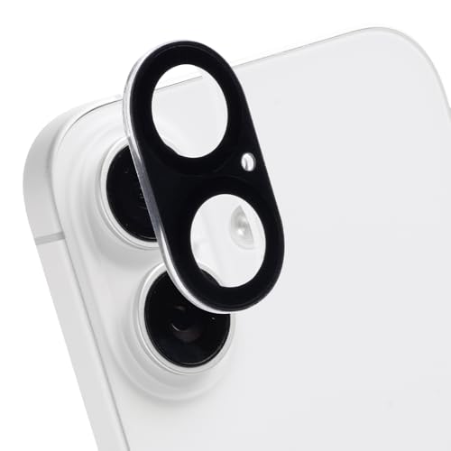 iFace iPhone 16 / 16Plus ��p �J���������Y �ی�J�o�[ �����K���X (�u���b�N)�yiphone16 iphone16plus 16�v���X �J���������Y�v���e�N�^�[ �J���������Y �J�o�[ �J�����t�B���� �J���� �����Y�ی� �\�ʍd�x