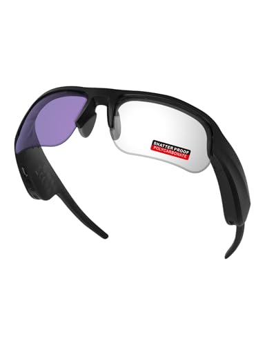 Image of PRO+ Polycarbonate Non-Polarized Replacement Lenses & Nose Pads for BOSE Tempo BMD0011 Sunglasses - Purple Photochromic